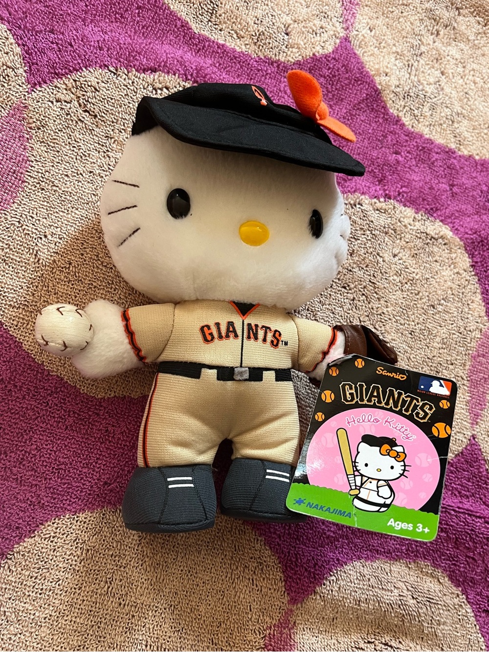 NWT Vintage Y2K Nakajima SF Giants Hello Kitty Doll